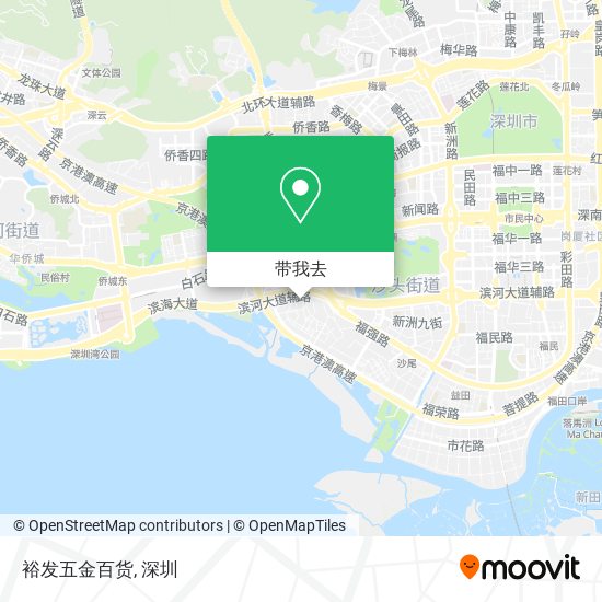 裕发五金百货地图