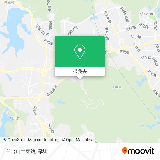 羊台山土菜馆地图