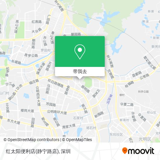 红太阳便利店(静宁路店)地图