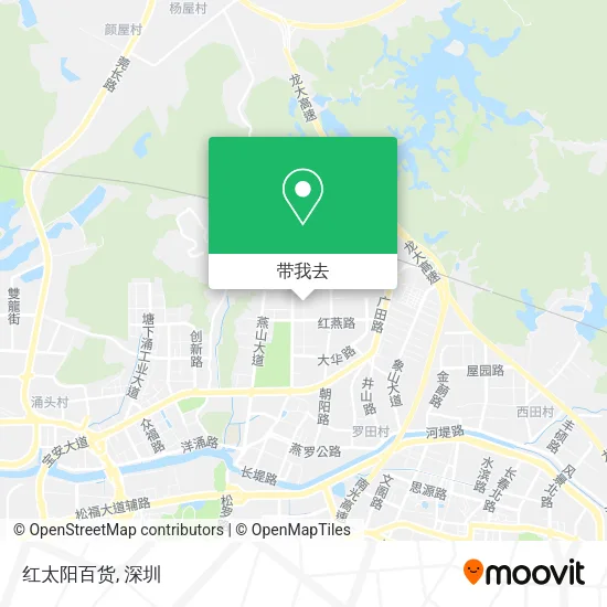 红太阳百货地图