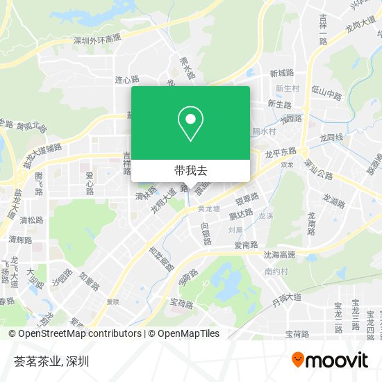 荟茗茶业地图