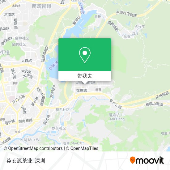 荟茗源茶业地图