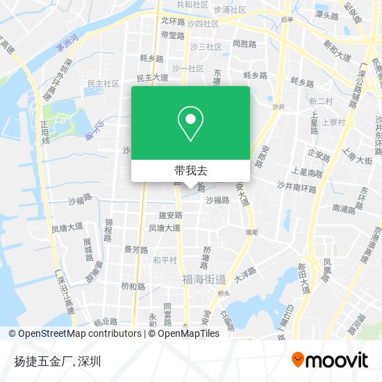 扬捷五金厂地图