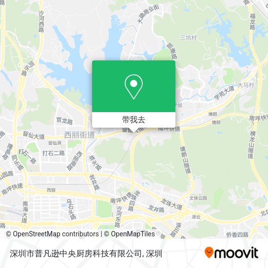 深圳市普凡逊中央厨房科技有限公司地图