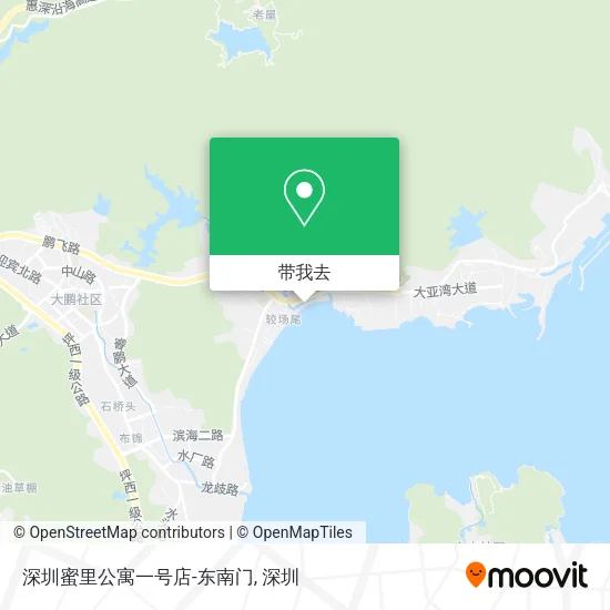 深圳蜜里公寓一号店-东南门地图