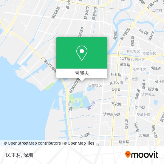 民主村地图