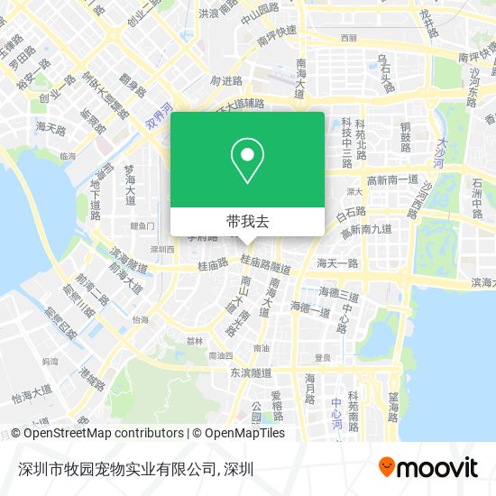 深圳市牧园宠物实业有限公司地图