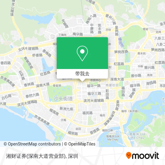 湘财证券(深南大道营业部)地图