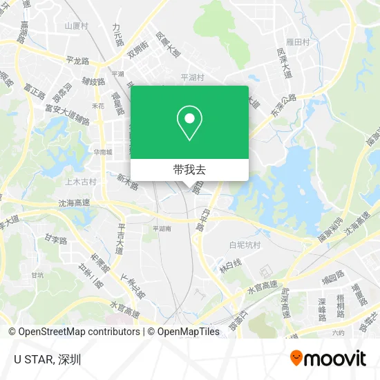U STAR地图