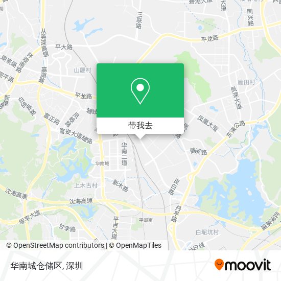 华南城仓储区地图