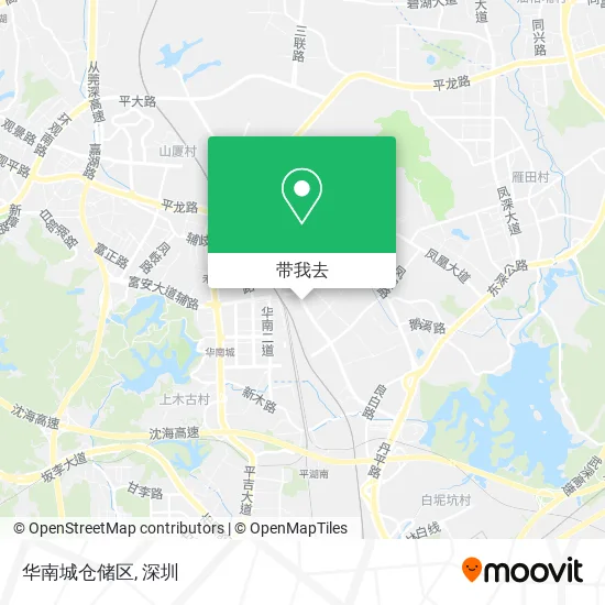 华南城仓储区地图