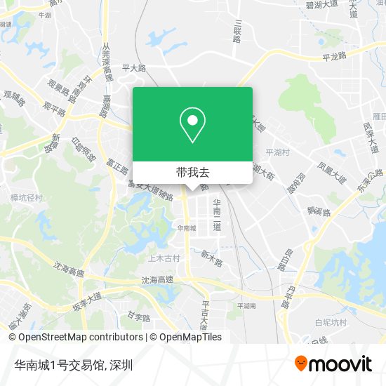 华南城1号交易馆地图