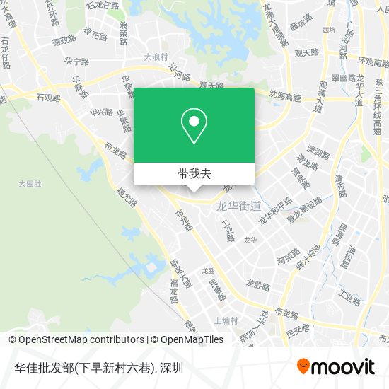 华佳批发部(下早新村六巷)地图