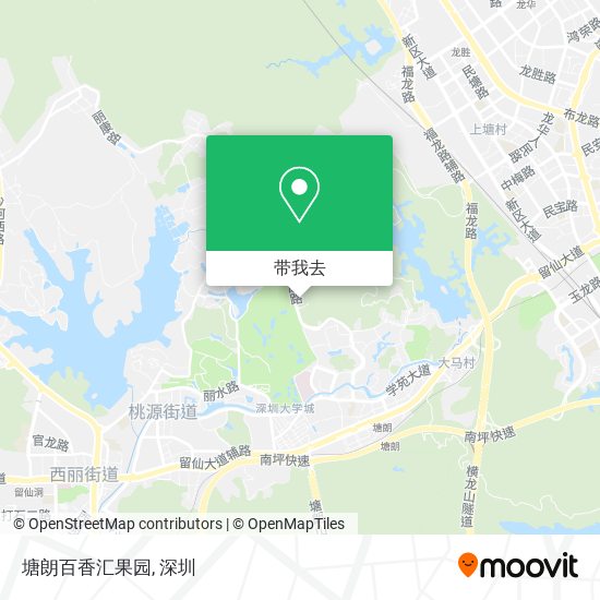 塘朗百香汇果园地图