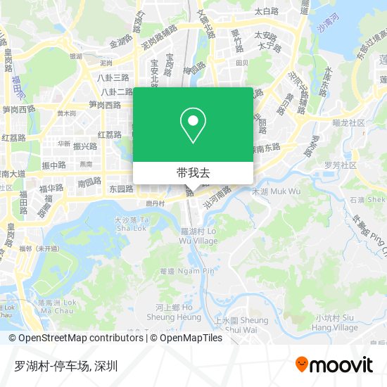 罗湖村-停车场地图