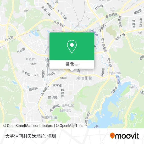 大芬油画村天逸墙绘地图