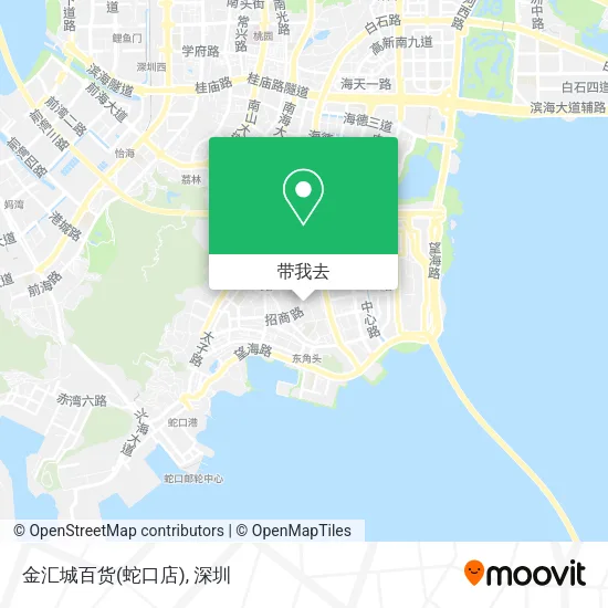 金汇城百货(蛇口店)地图