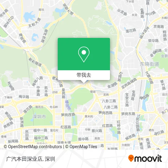 广汽本田深业店地图