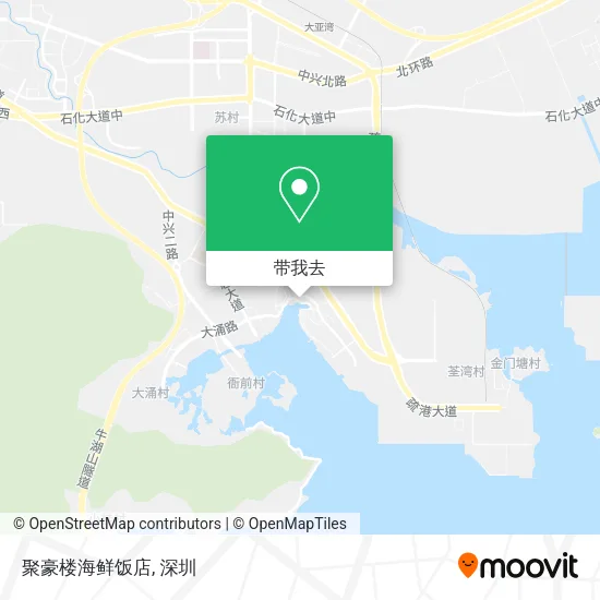 聚豪楼海鲜饭店地图