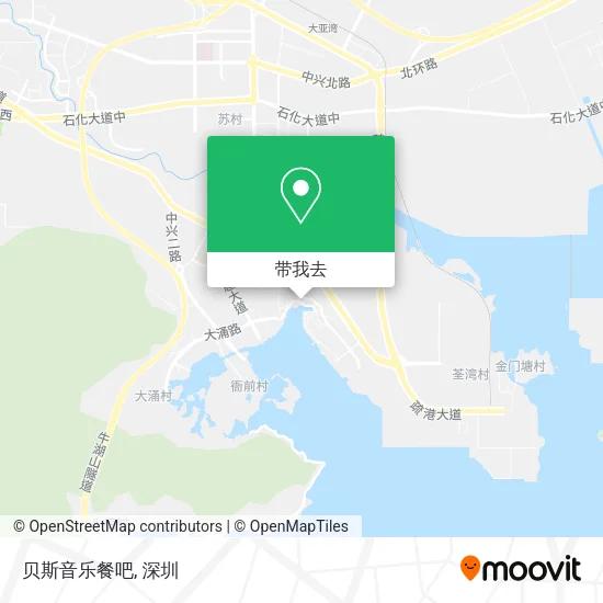 贝斯音乐餐吧地图