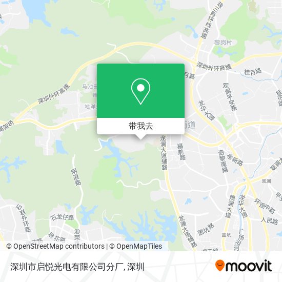 深圳市启悦光电有限公司分厂地图