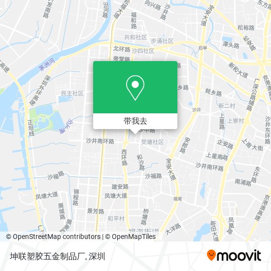 坤联塑胶五金制品厂地图