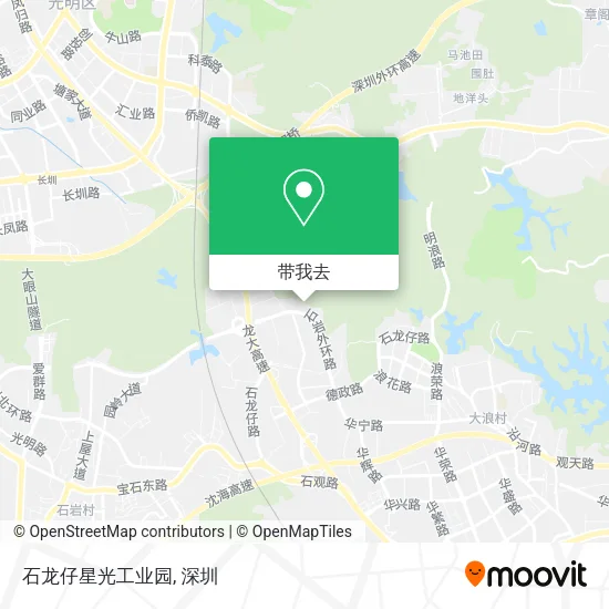 石龙仔星光工业园地图