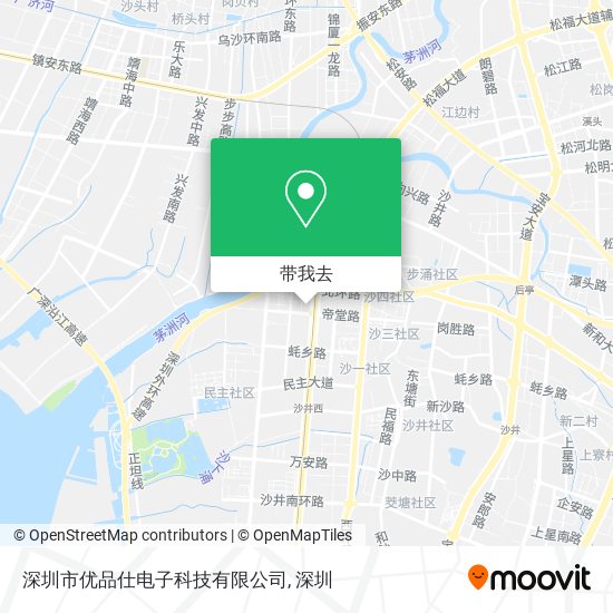 深圳市优品仕电子科技有限公司地图