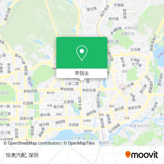 恒奥汽配地图