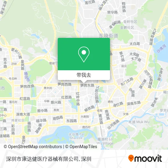 深圳市康达健医疗器械有限公司地图