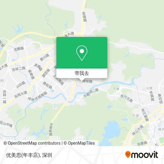 优美思(年丰店)地图