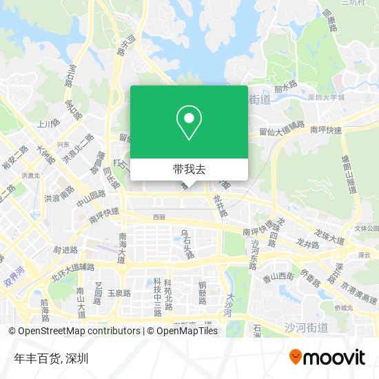年丰百货地图