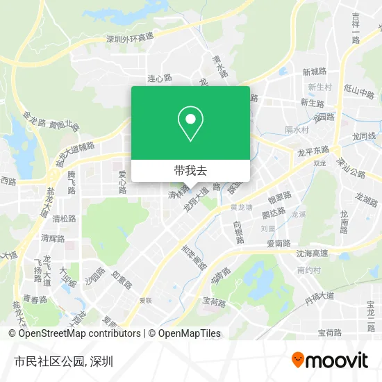 市民社区公园地图