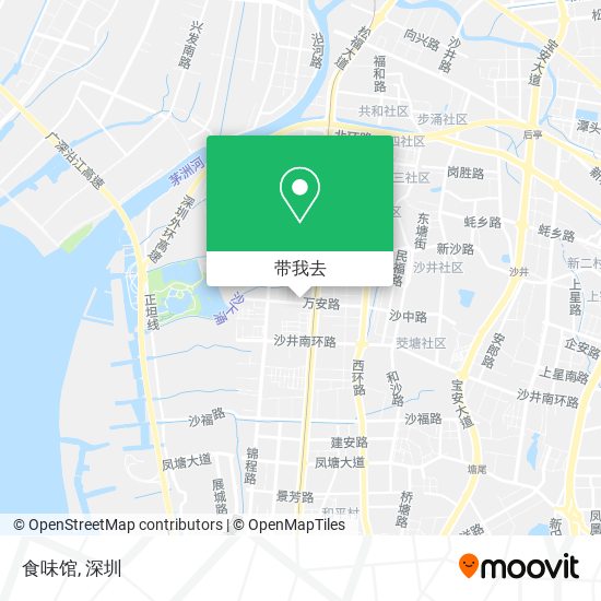 食味馆地图