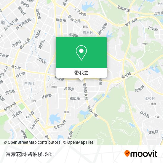 富豪花园-碧波楼地图