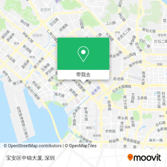 宝安区中锦大厦地图