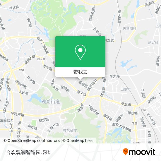 合欢观澜智造园地图