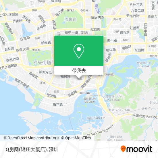 Q房网(银庄大厦店)地图