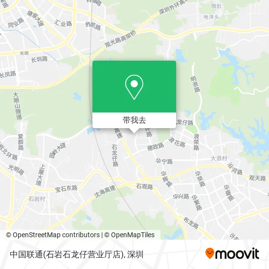 中国联通(石岩石龙仔营业厅店)地图