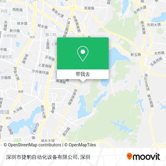 深圳市捷豹自动化设备有限公司地图