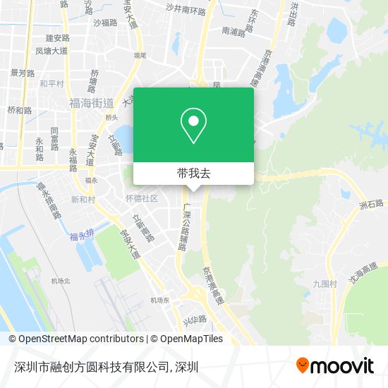 深圳市融创方圆科技有限公司地图