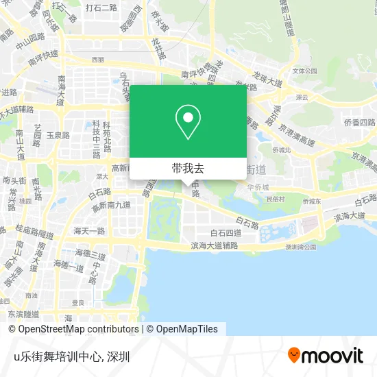 u乐街舞培训中心地图