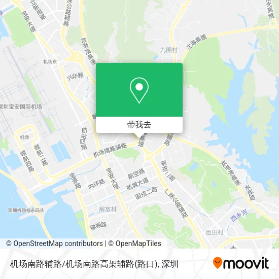 机场南路辅路/机场南路高架辅路(路口)地图
