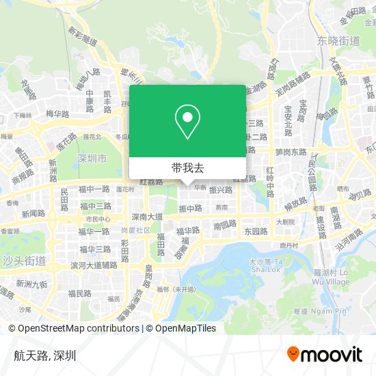 航天路地图