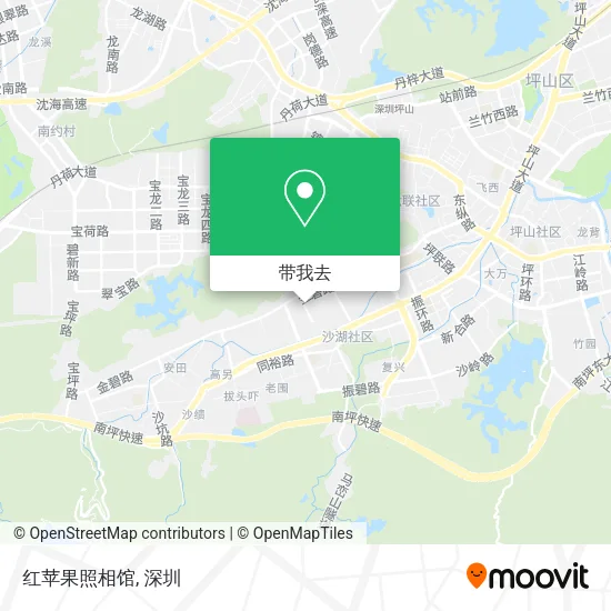 红苹果照相馆地图