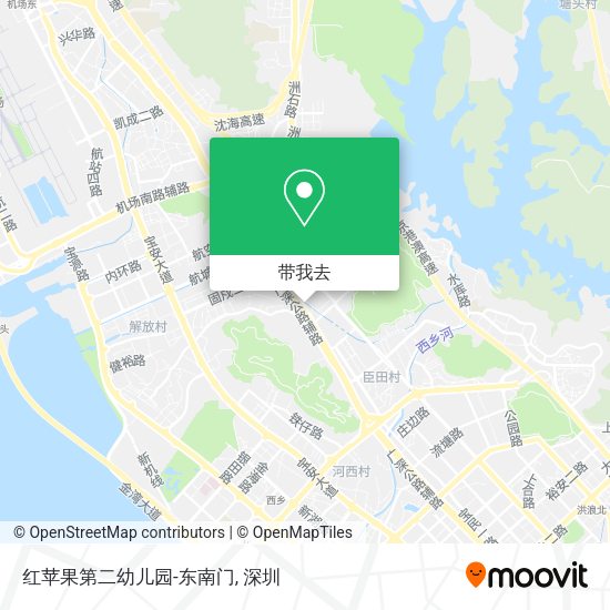红苹果第二幼儿园-东南门地图