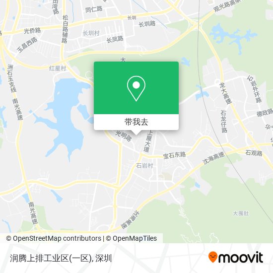 润腾上排工业区(一区)地图