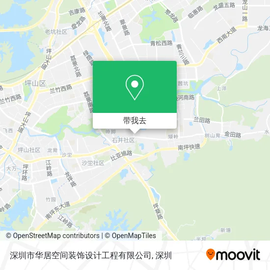 深圳市华居空间装饰设计工程有限公司地图
