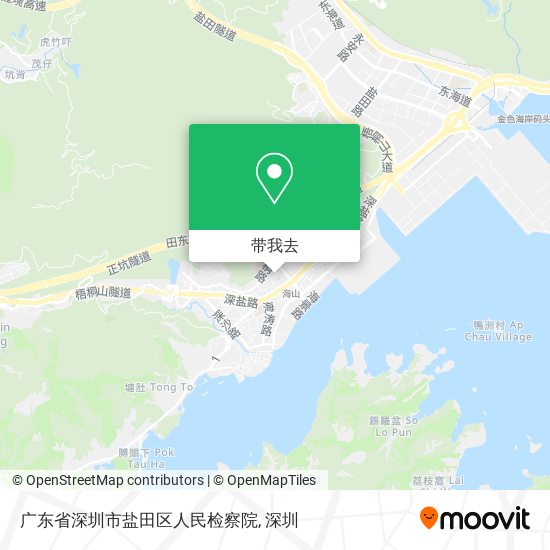 广东省深圳市盐田区人民检察院地图