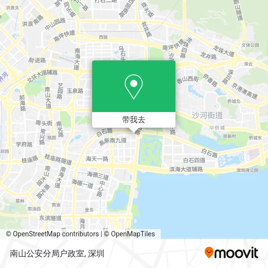 南山公安分局户政室地图